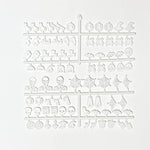 Load image into Gallery viewer, Spooky Letter Board Characters - Board NOT Included - +80pcs Felt Message Board Accessories - Shapes Include: Pumpkin, Coffin, Skeleton, Skull, Spider, Bat, Witch Hat, Broom

