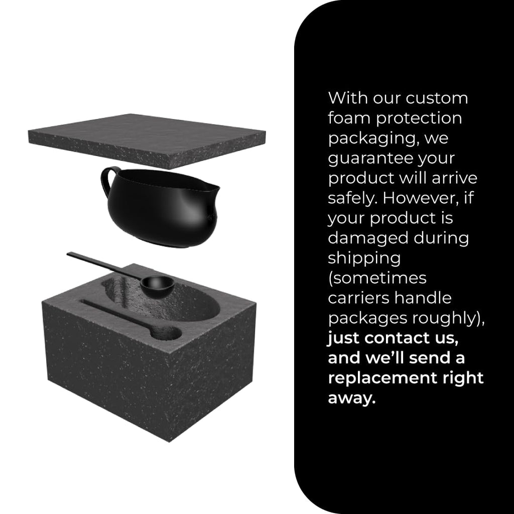 New - Nomnu Spiderweb Large 32 oz Gravy Boat with Saucer (Porcelain) - Black Matte Goth Ceramic Gravy Boat and Tray for Turkey Beef Sauce, Salad Dressing, Milk, Broth. Microwave and Dishwasher Safe