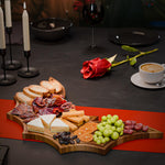 Load image into Gallery viewer, New – Halloween Bat Cutting Board 15.7&quot; x 8.8&quot; – Solid Acacia Wood Bat Charcuterie Board for Gothic Cheese Boards, Spooky Kitchen Decor, Creepy Halloween Serving Platter &amp; Horror Party Tray
