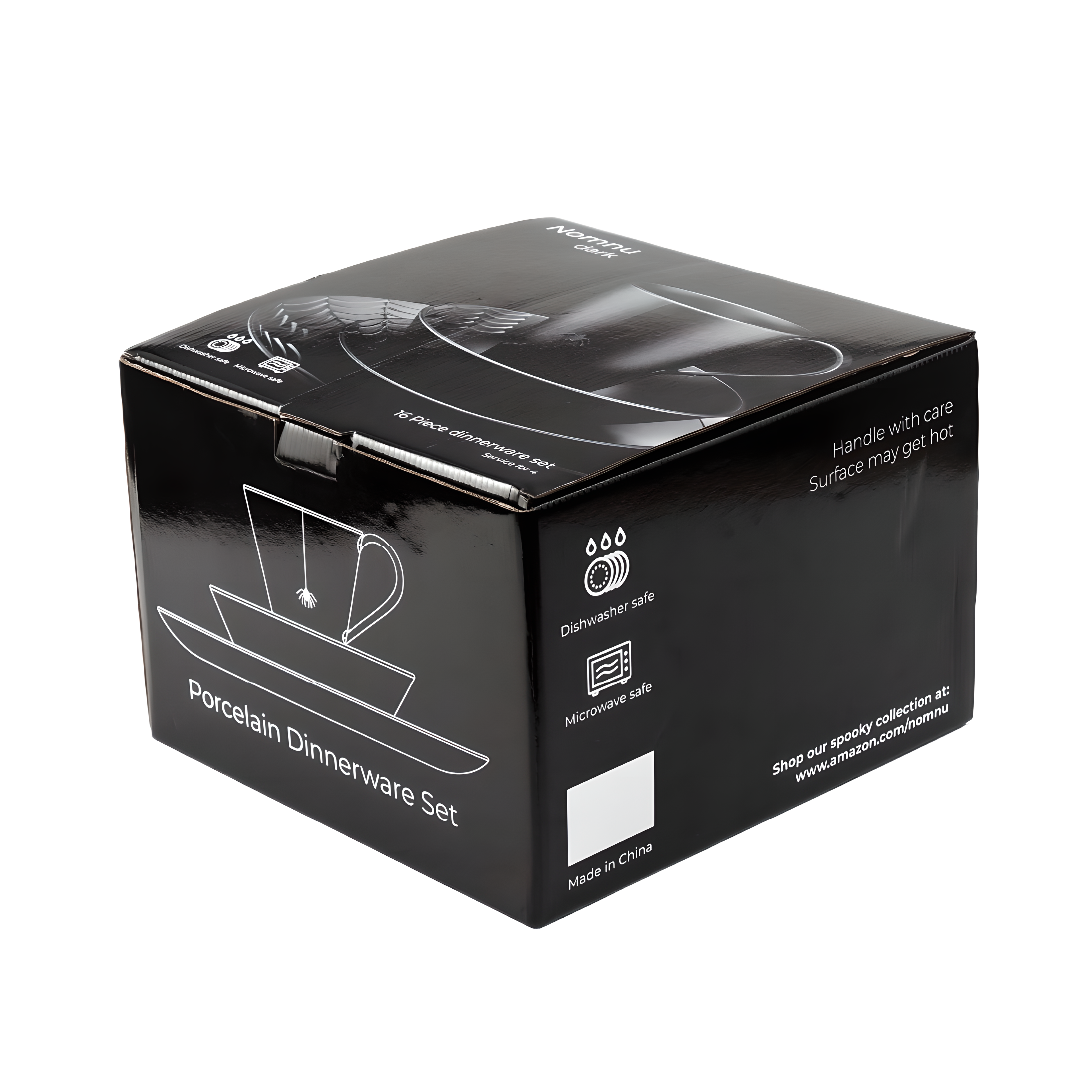 Spiderweb Dinnerware Set (16 Pieces)