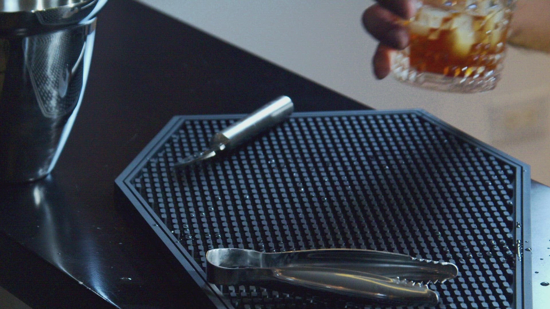 Coffin Spill Mat for Different Uses, Cold or Hot - Coffin Bar Mat or Coffee Mat